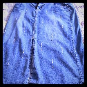 Jean skirt